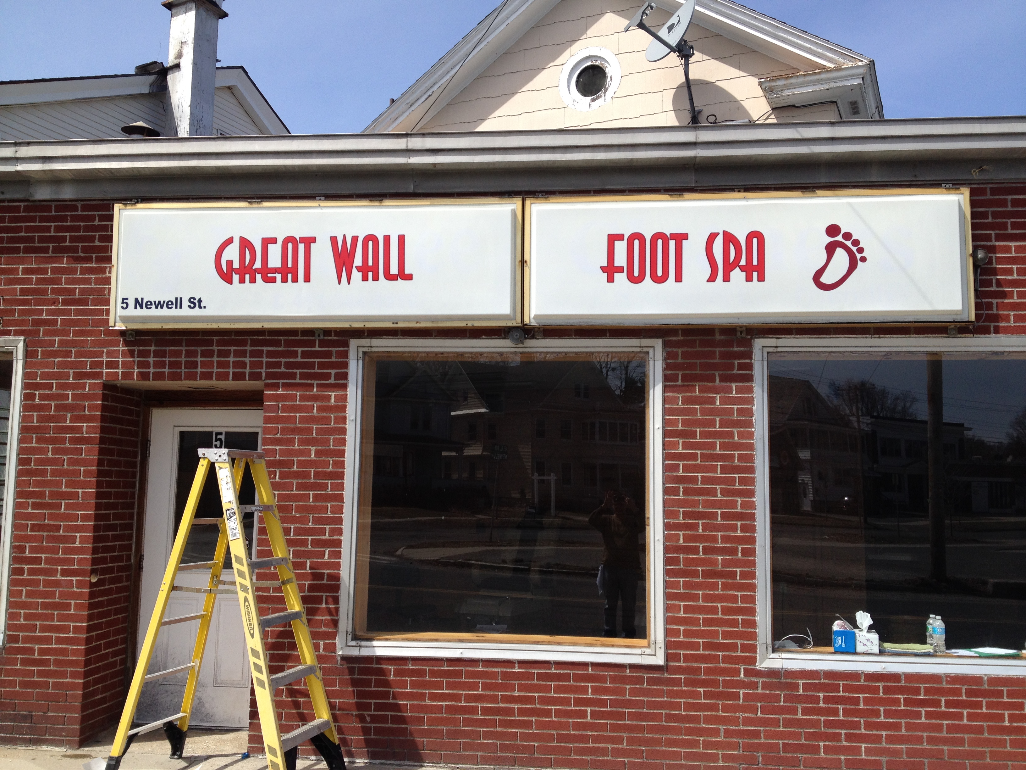 new foot spa business in high traffic area